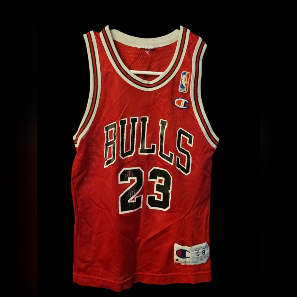Michael Jordan Champion Chicago Bulls Jersey 23 KIDS